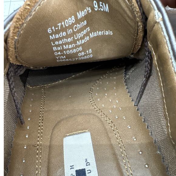 Joseph Abboud Brown Leather Lace Up Oxford Shoe Men 9.5 - Picture 8 of 8